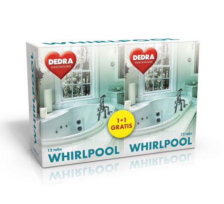 WHIRLPOOL TABS čistící tablety na masážní a vířivé vany 1+1 GRATIS