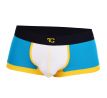 BOXERKY S PUSH-UP EFEKTEM, tyrkysové