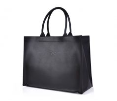 FC SHOPPER BAG černá elegantní taška BLACK BADGE