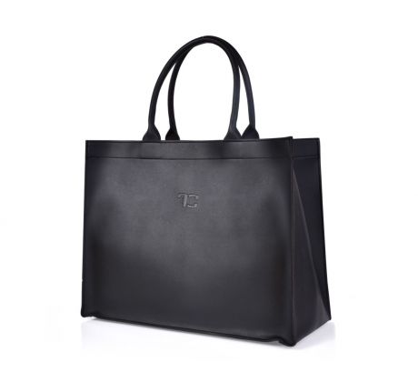 FC SHOPPER BAG černá elegantní taška BLACK BADGE