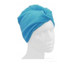 2 ks turban na vysoušení vlasů tyrkysový